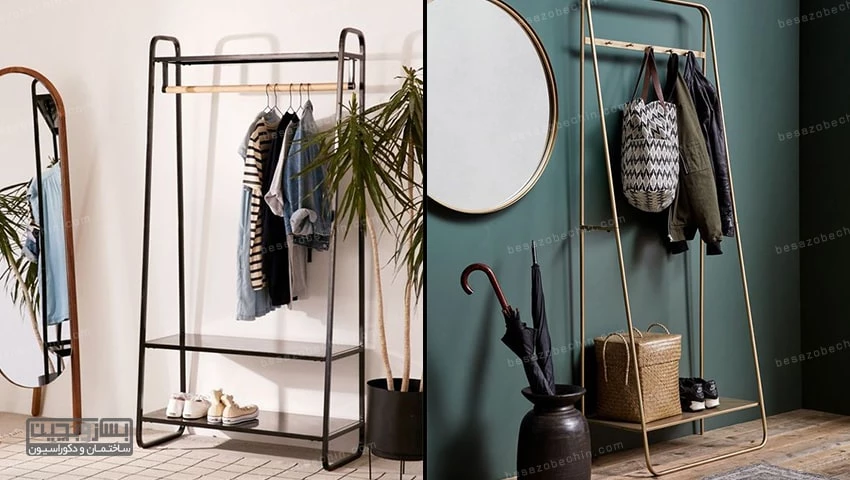 استفاده از جالباسی برای راهروی ورودی منزل