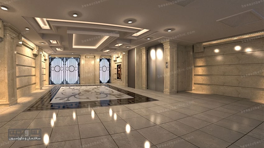 طراحی نورپردازی برای پارکینگ خانه آپارتمانی