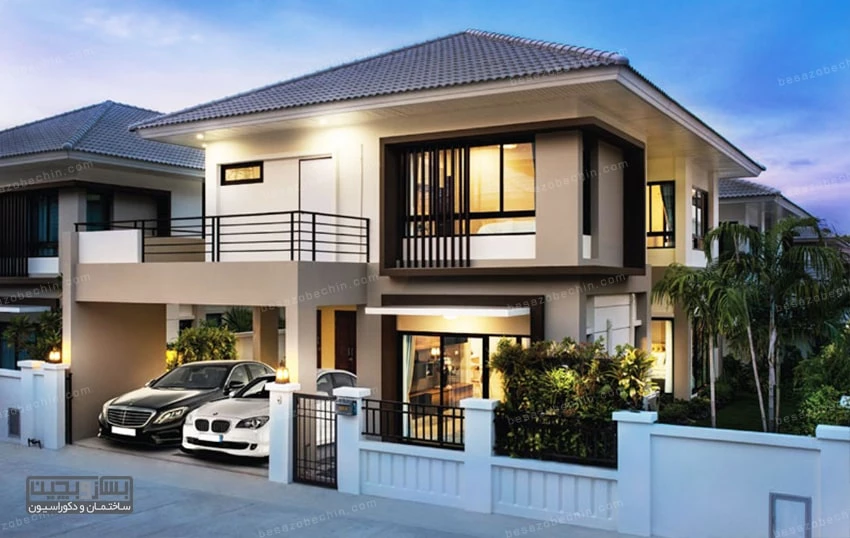 طراحی پارکینگ خانه وبلایی و مدرن