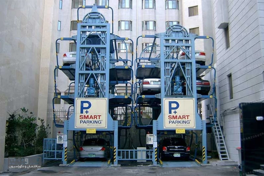 طراحی پارکینگ هوشمند روتاری