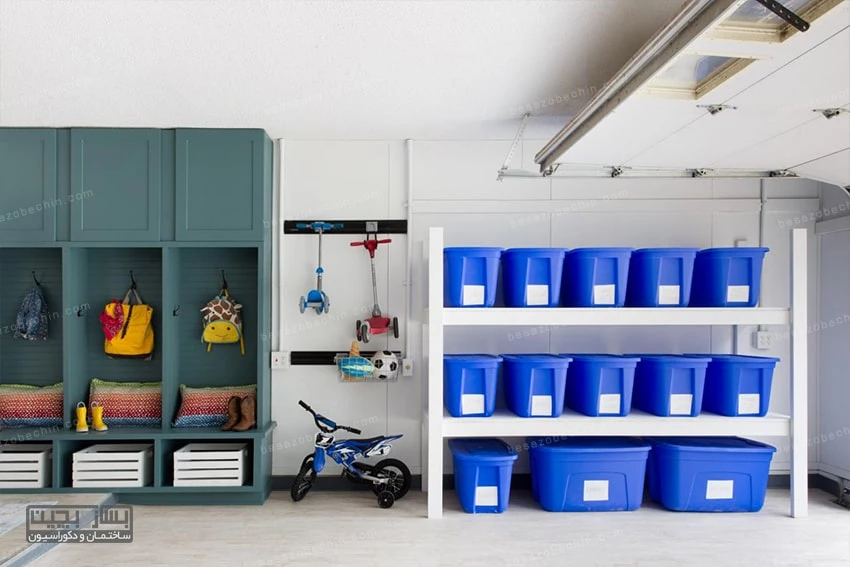 طراحی کابینت و کمد برای انباری کوچک و کمجا