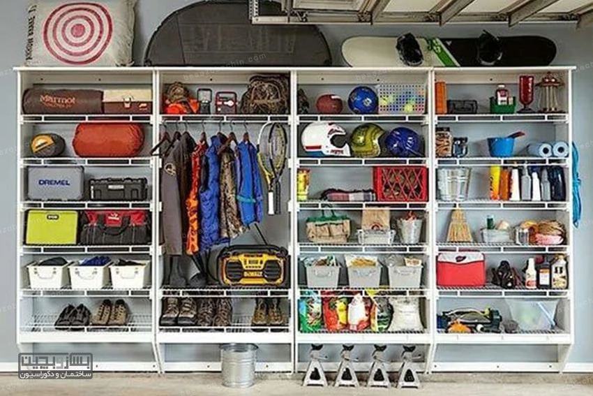 طراحی کابینت و کمد در فضای کوچک و کمجای انباری منزل