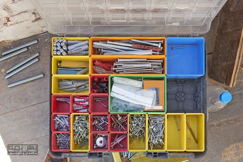 طبقه بندی کشوهای انباری کوچک منزل