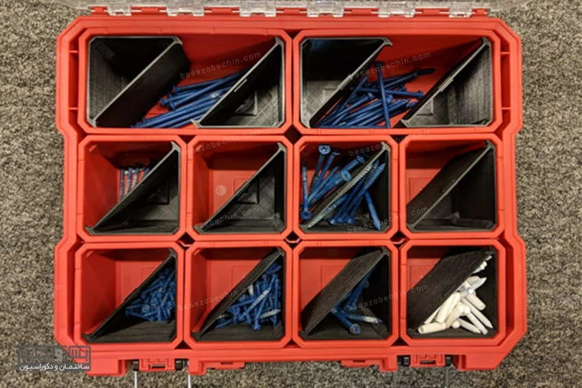 طبقه بندی کشوهای انباری کوچک خانه