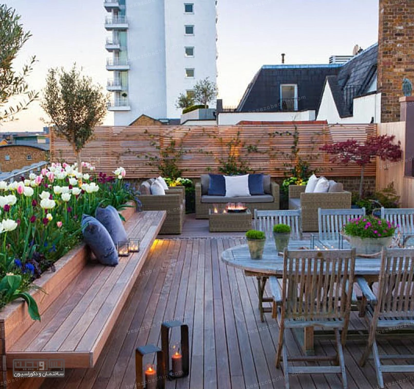 روف گاردن زیبا - مدل ششم