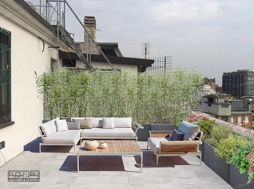 روف گاردن ساده - مدل سوم