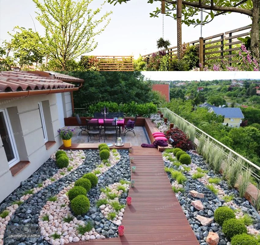 روف گاردن طراحی شده در هلند پارک، لندن