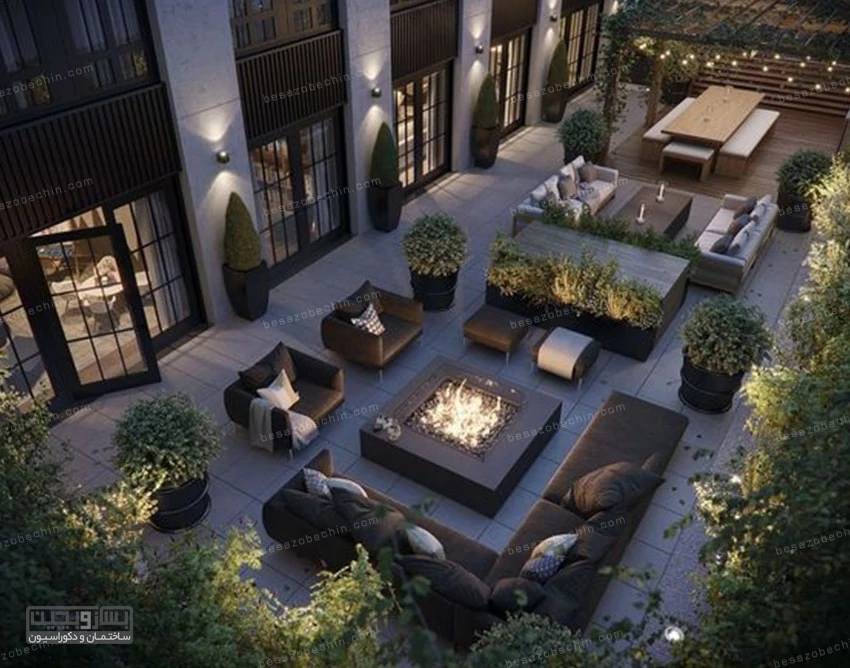 روف گاردن زیبا - مدل دهم