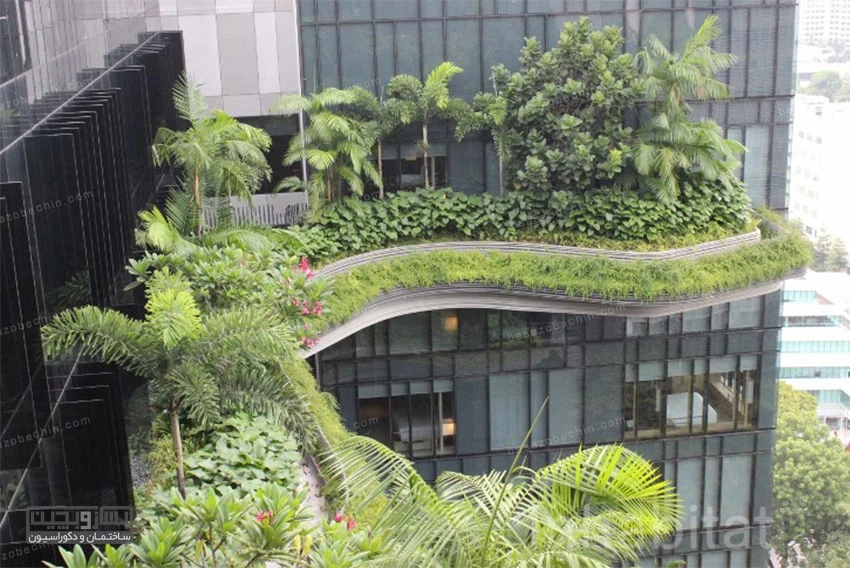 دیزاین روف گاردن هتل پارک رویال