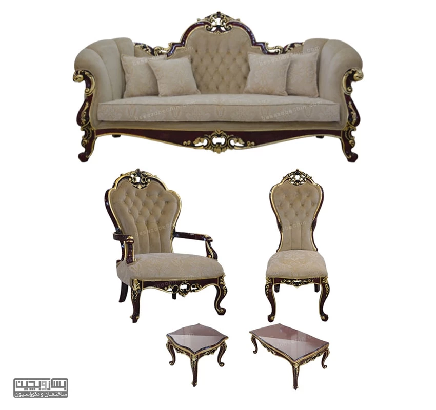 مبلمان کلاسیک مدل مصری