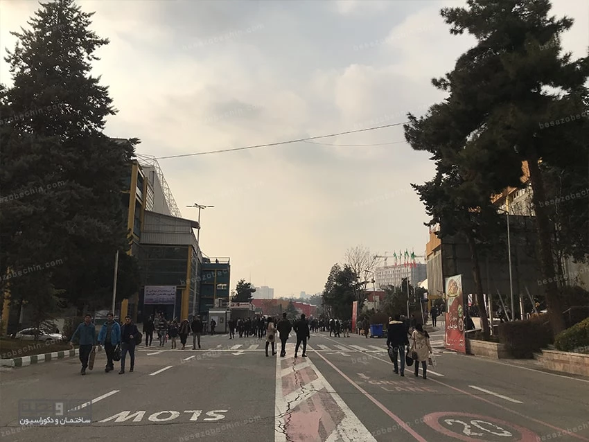 مسیر به سمت نمایشگاه بین المللی معماری و دکوراسیون میدکس تهران