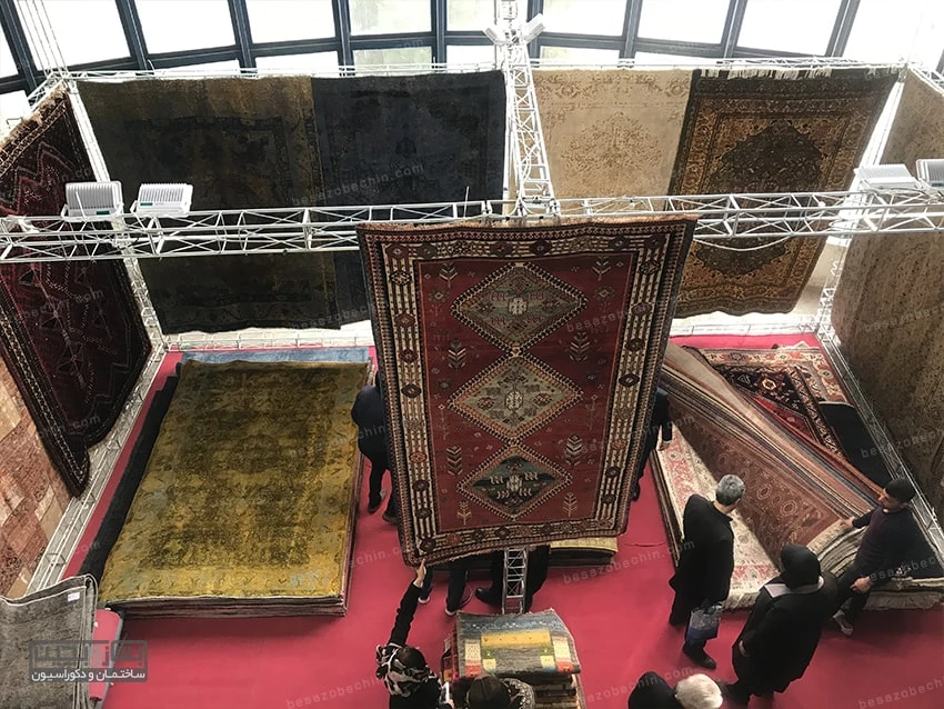 غرفه فروش فرش در نمایشگاه میدکس تهران