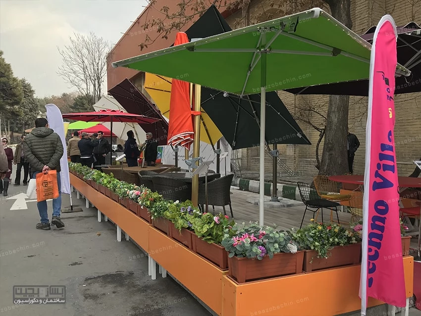 مبلمان فضای باز در نمایشگاه میدکس تهران