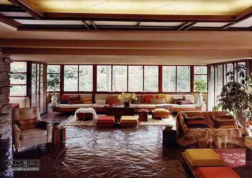 خانه آبشار از بناهای معروف