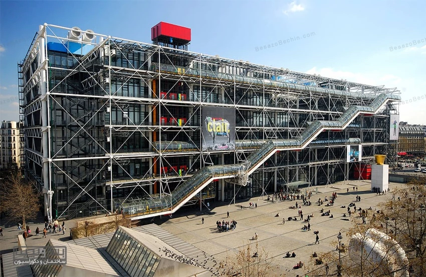 مرکز ژرژ پمپیدو، نماد معماری مدرن فرانسه