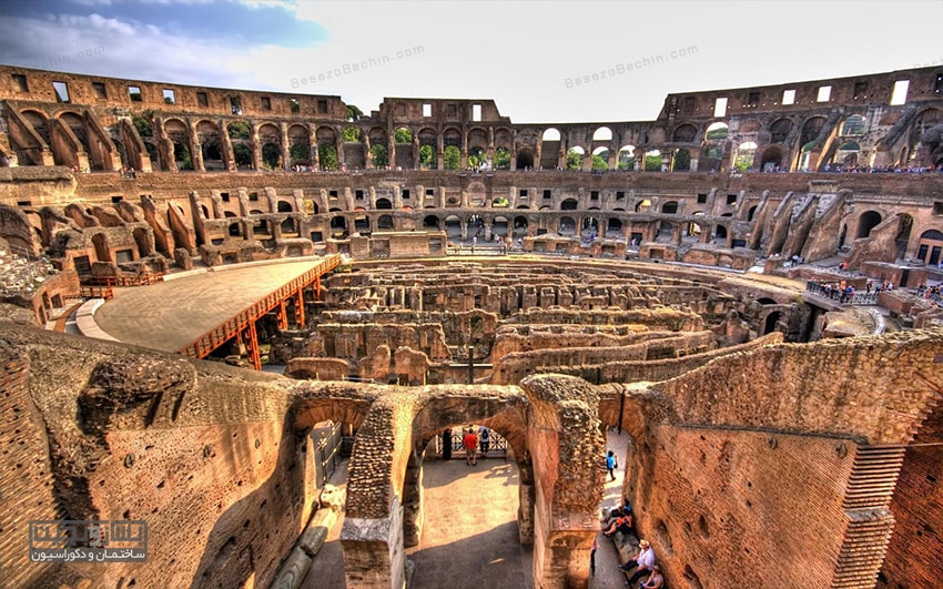 آمفی تئاتر کولوسئوم رم، یکی از عجایب هفتگانه جهان