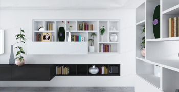 50 مدل کتابخانه دیواری ساده و لاکچری جدید 2023