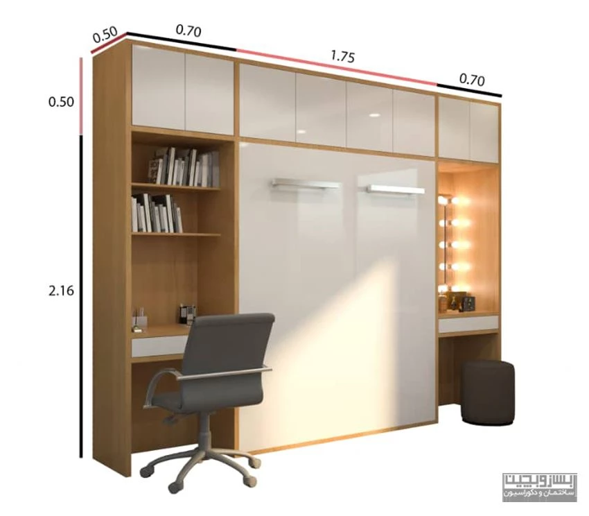 میز تحریر دخترانه لوکس