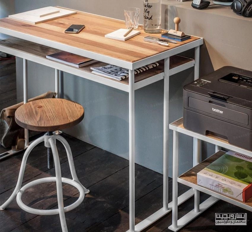 مبلمان ترکیب چوب و فلز