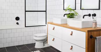 دکوراسیون حمام و سرویس بهداشتی + نکات طراحی دستشویی