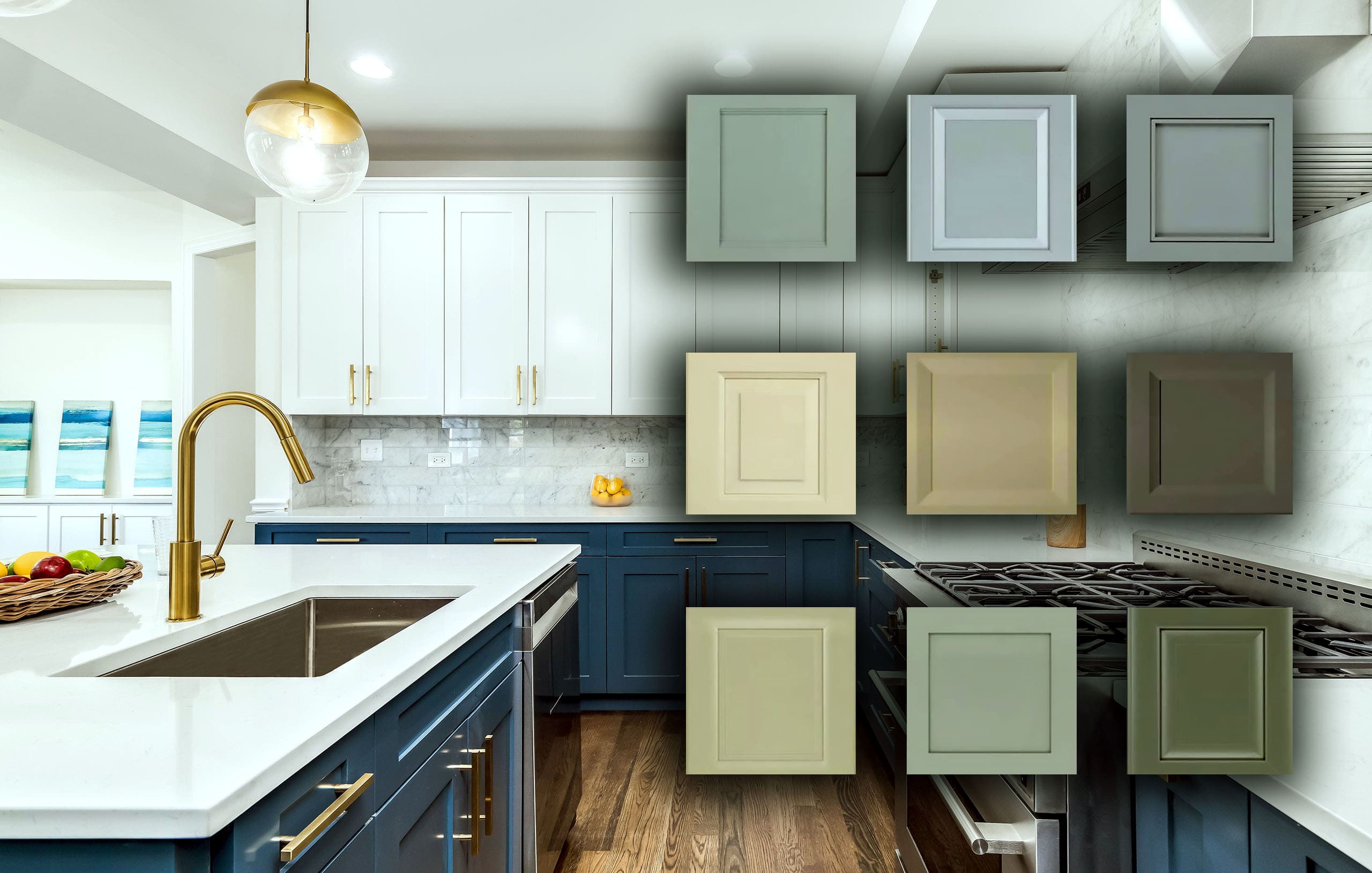 بهترین رنگ کابینت آشپزخانه کلاسیک، جدید و مدرن