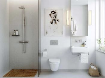 جادوی پنهان در دکوراسیون حمام و سرویس بهداشتی (شیرآلات توکار و فلاش تانک های توکار)