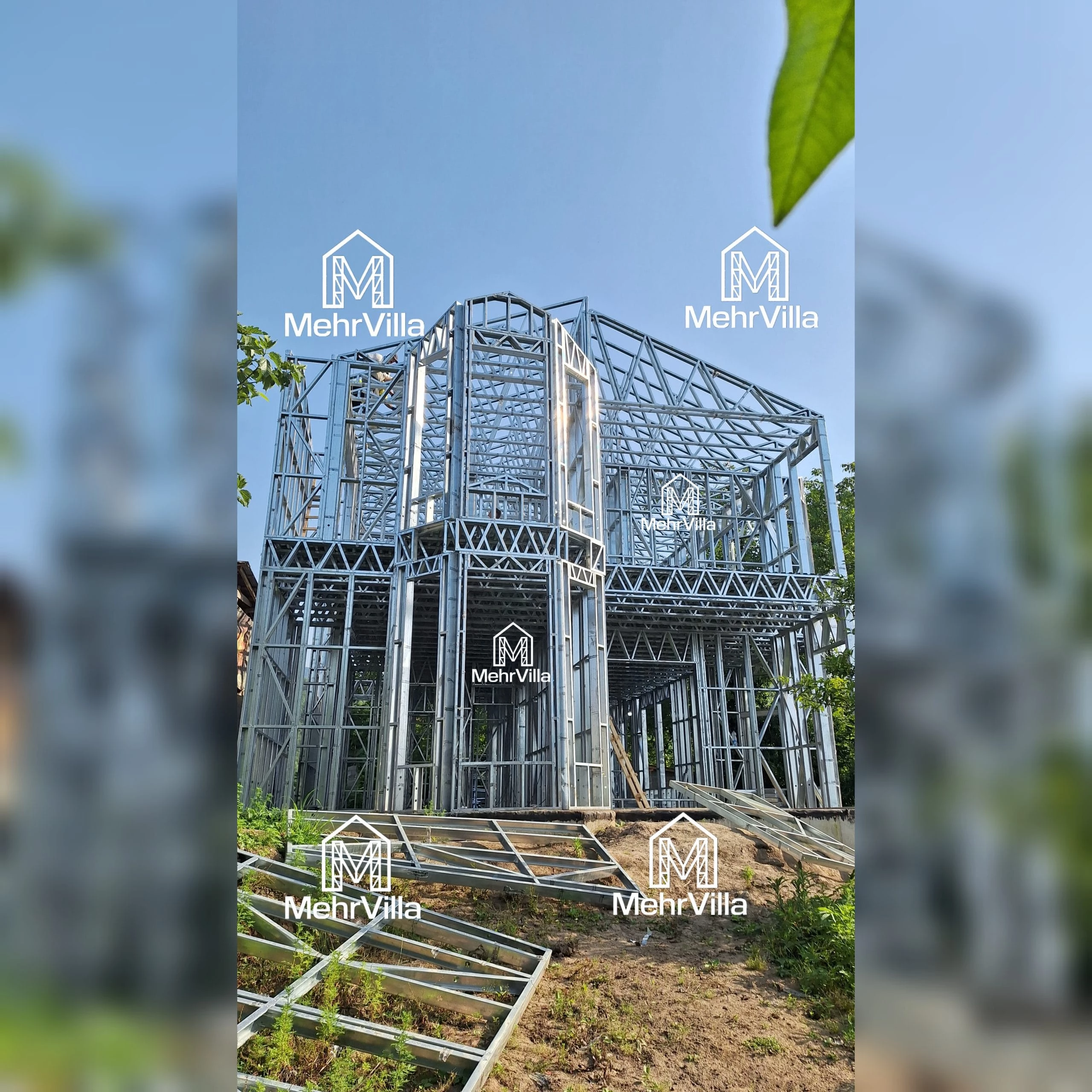 سازه سبک فلزی LSF | پروژه های اجرا شده با سازه ال اس اف