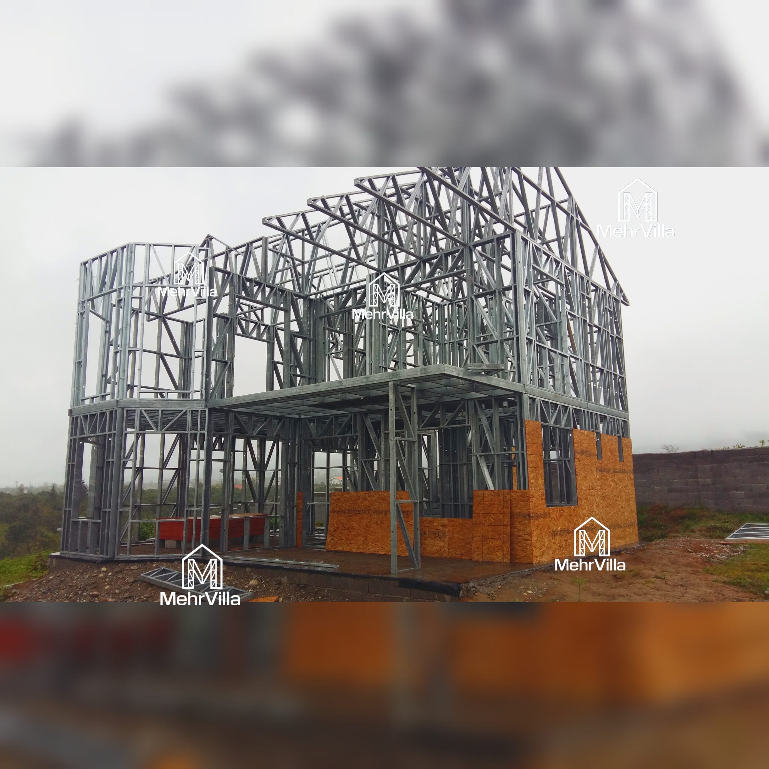 سازه سبک فلزی LSF؛ راهکار مهندسی برای ساخت ویلاهای مدرن و اقتصادی